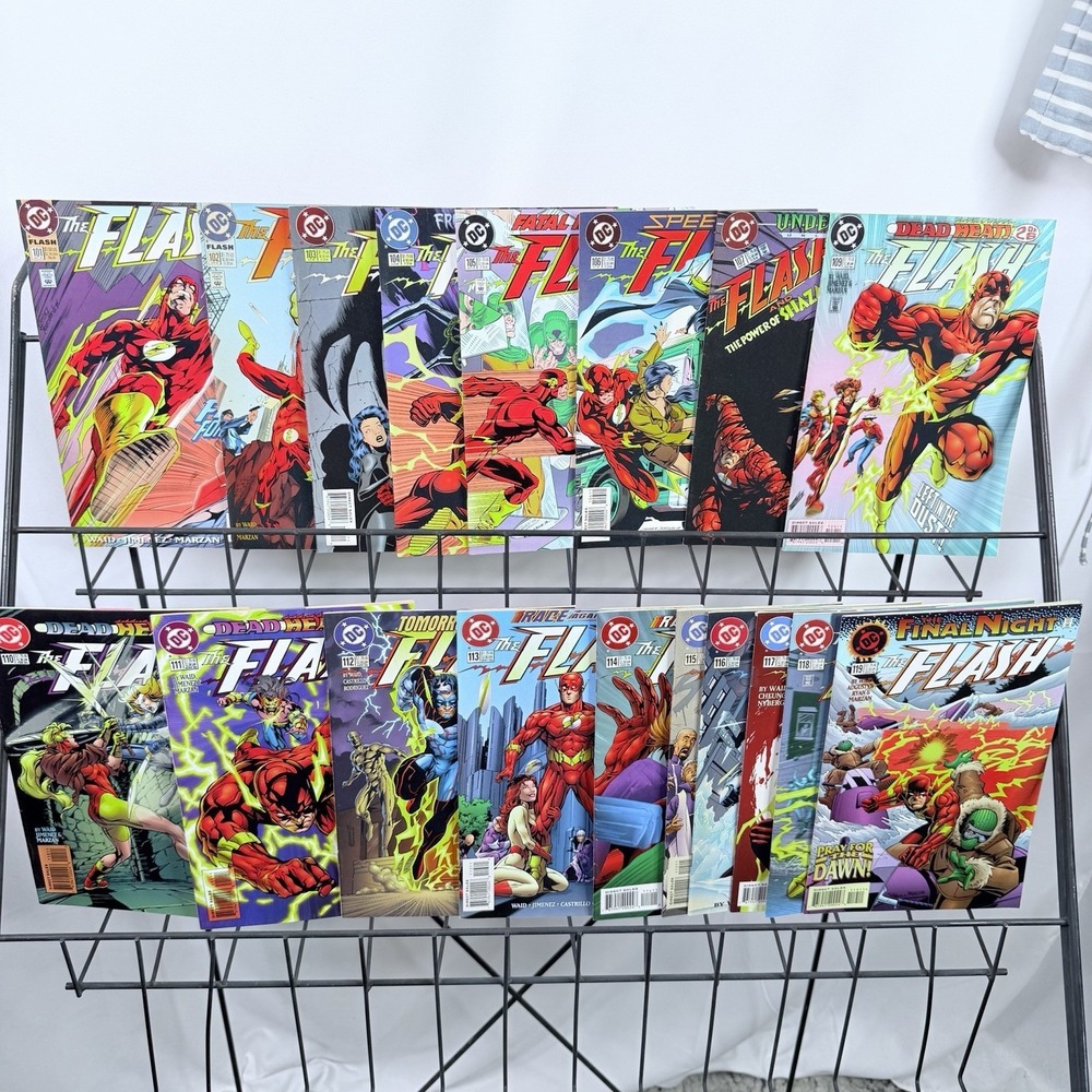 The Flash‎ 101-107 109-119 lot (Volume 2 DC) Wally West
